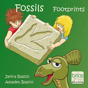 Fossils. Footprints